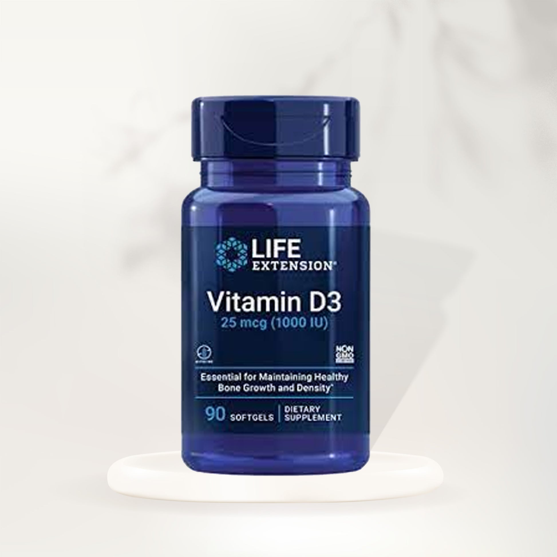 Vitamina D3 (3000 IU) 120 cápsulas - Aging Back Club